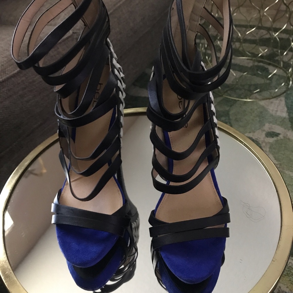 Bebe strap heel